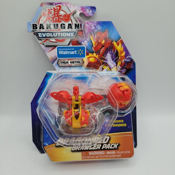 Bakugan Evolutions Dragonoid Brawler Pak Geogan Figure with Trading Cards - Picture 1 of 5
